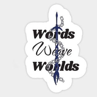 weave worlds fanfiction art Sticker